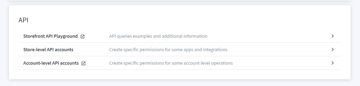 Find API Accounts